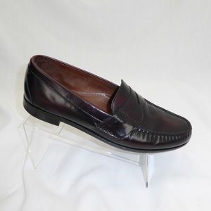 Allen Edmonds Burgandy Walden Loafers  14D #196